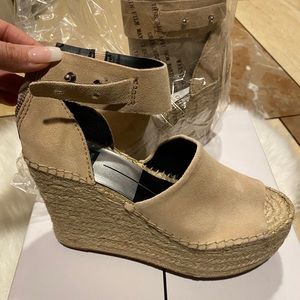 Dolce Vita Straw Wedge Espadrilles